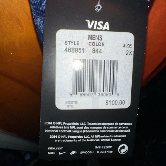 Denver Broncos - Nike NFL - Wes Welker #83 - Limited Game Jersey - Size XXL - Picture 10 of 10